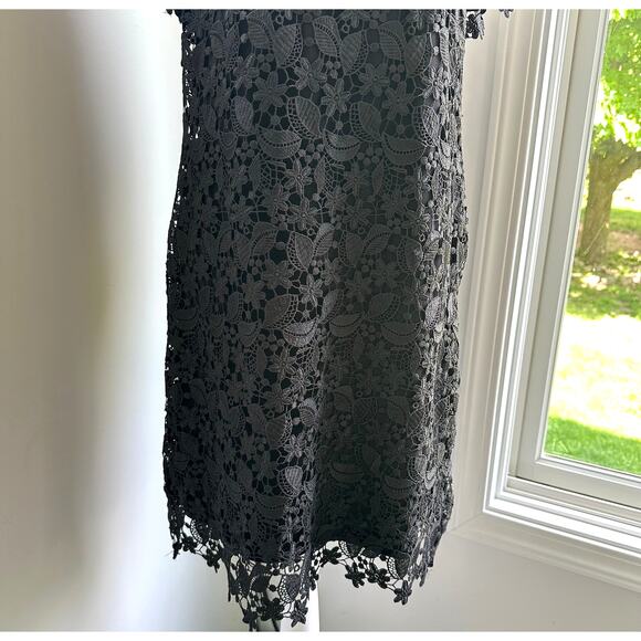 Ralph‎ Lauren Lace Off Shoulder Cocktail Formal Shift Knee Stretch Dress Sz 2 - Picture 5 of 11